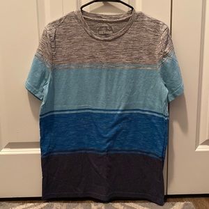 Urban Pipeline Blue and Grey Striped Shirt